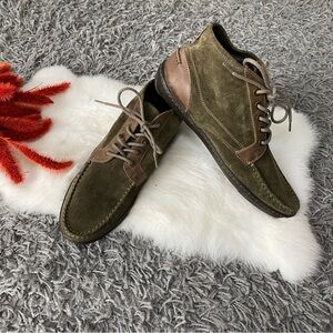 AGL (Attilio Giusti Leombruni) suede lace-up shoes
